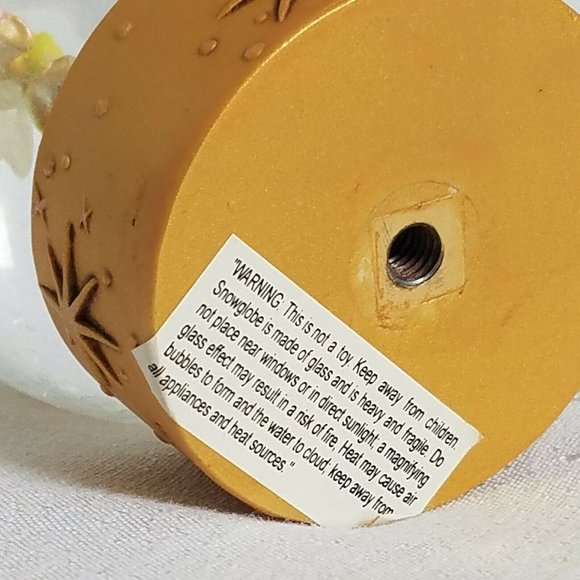 Disney Mini Snow Globe DOPEY Ornament Christmas Tree Tabletop - Picture 9 of 9